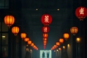 地铁站台电子钟显示十七分钟的画面